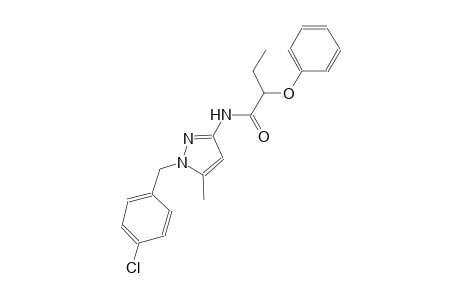 N-[1-(4-chlorobenzyl)-5-methyl-1H-pyrazol-3-yl]-2-phenoxybutanamide