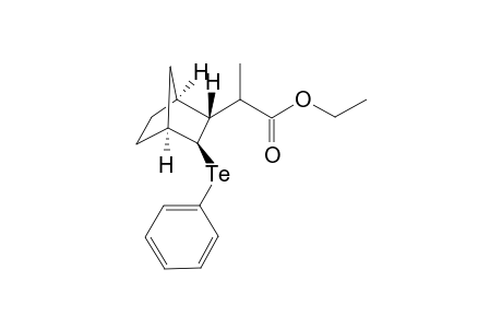 (exo,endo)-2-(1-Ethoxycarbonylethyl)-1-(penyltelluro)norbornane