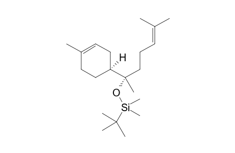 tert-butyldimethyl(((S)-6-methyl-2-((S)-4-methylcyclohex-3-en-1-yl)hept-5-en-2-yl)oxy) silane