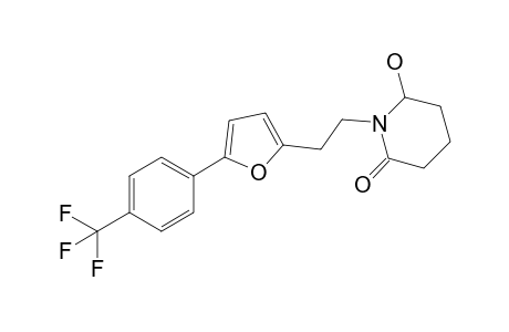 N-(2-(5-[4-Trifluoromethyl]phenyl-2-furyl)ethyl)-5-hydroxy-2-pyrrolidinone