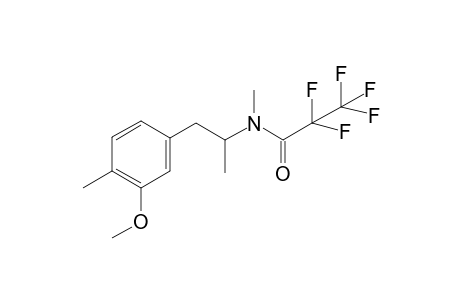 2,2,3,3,3-pentafluoro-N-(1-(3-methoxy-4-methylphenyl)propan-2-yl)-N-methylpropanamide