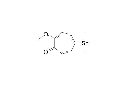 2-Methoxy-5-trimethylstannylcyclohepta-2,4,6-trien-1-one