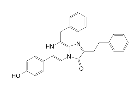 3,7-Dihydro-2-(2-phenylethyl)-8-benzyl-6-(4-hydroxyphenyl)imidazo[1,2-a]pyrazin-3-one
