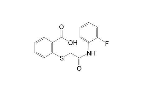 benzoic acid, 2-[[2-[(2-fluorophenyl)amino]-2-oxoethyl]thio]-