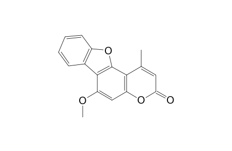 6-Methoxy-1-methyl-3-benzofuro[2,3-f][1]benzopyranone