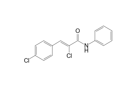 2-Chloro-3-(4-chlorophenyl)-N-phenylacrylamide