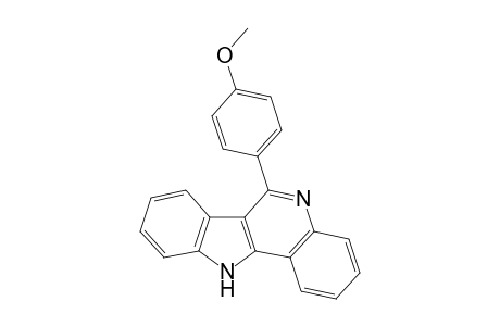 6-(4-Methoxyphenyl)-11H-indolo[3,2-c]quinoline