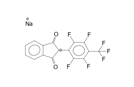 2-(4'-TRIFLUOROMETHYLTETRAFLUOROPHENYL)-1,3-INDANEDIONE, SODIUM SALT