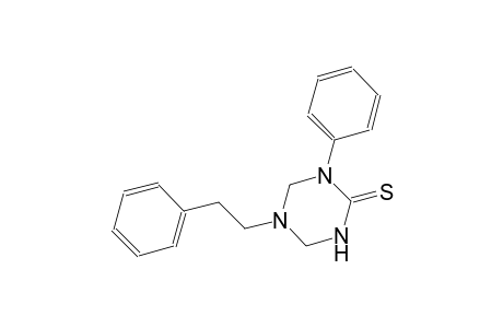 1-phenyl-5-(2-phenylethyl)tetrahydro-1,3,5-triazine-2(1H)-thione