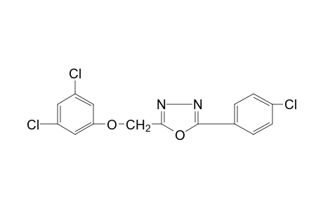 2-(p-chlorophenyl)-5-[(3,5-dichlorophenoxy)methyl]-1,3,4-oxadiazole