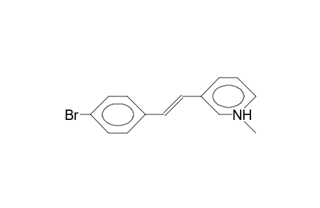 3-(4-Bromo-styryl)-N-methyl-pyridinium cation