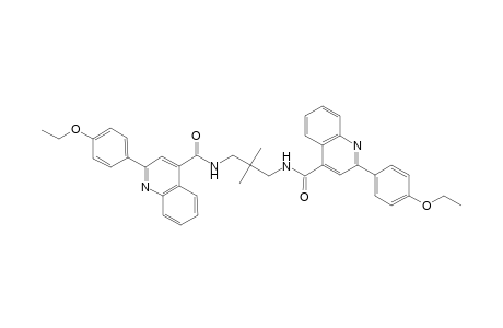 2-(4-ethoxyphenyl)-N-[3-({[2-(4-ethoxyphenyl)-4-quinolinyl]carbonyl}amino)-2,2-dimethylpropyl]-4-quinolinecarboxamide