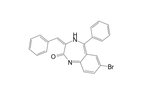 (3E)-3-benzal-7-bromo-5-phenyl-4H-1,4-benzodiazepin-2-one