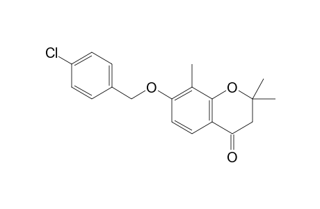 7-[( p-Chlorobenzyl)oxy]-2,2,8-trimethyl-4-chromanone