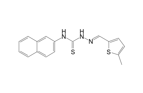 5-Methyl-2-thiophenecarboxaldehyde, 4-(2-naphthyl)-3-thiosemicarbazone