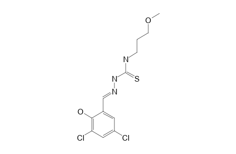 3,5-dichlorosalicylaldehyde, 4-(3-methoxypropyl)-3-thiosemicarbazone