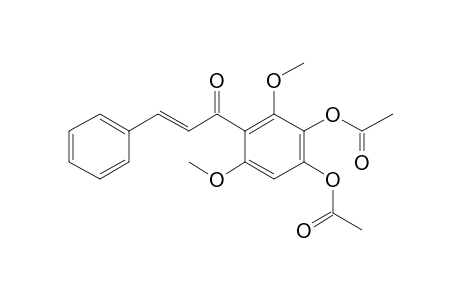 (E)-1-(3,4-Dihydroxy-2,6-dimethoxyphenyl)-3-phenylprop-2-en-1-one, 2ac derivative