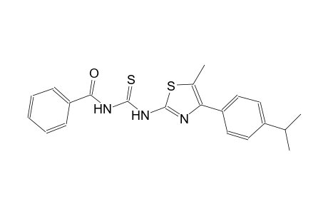 N-benzoyl-N'-[4-(4-isopropylphenyl)-5-methyl-1,3-thiazol-2-yl]thiourea