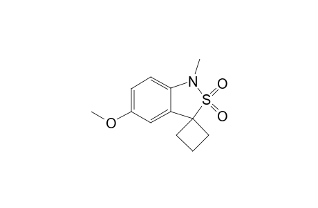 1-Methyl-5-methoxy-3-cyclobutanospirobenzosultam