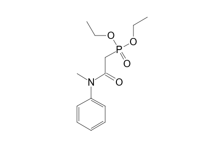 [(N-methyl-N-phenylcarbamoyl)methyl]phosphonic acid, diethyl ester