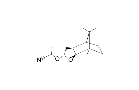 [2S-(2-ALPHA(R*),3A-ALPHA,4-BETA,7-BETA,7A-ALPHA)]-2-(OCTAHYDRO-7,8,8-TRIMETHYL-4,7-METHANOBENZOFURANE-2-YLOXY)-PROPANENITRILE