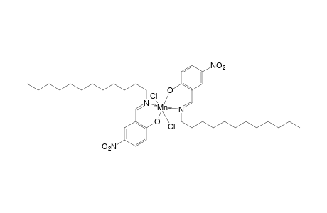 bis(N-dodecyl-5-nitrosalicylideneaminato)dichloromanganese