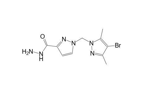 1-[(4-bromo-3,5-dimethyl-1H-pyrazol-1-yl)methyl]-1H-pyrazole-3-carbohydrazide