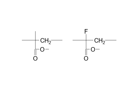 Poly(methyl methacrylate-co-methyl alpha-fluoroacrylate)