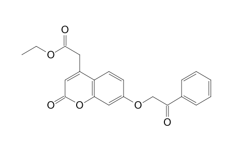 4-[(Ethoxycarbonyl)methyl]-7-[benzoylmethoxy]-coumarin