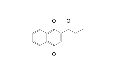 1-(1,4-Dihydroxy-2-naphthyl)-1-propanone