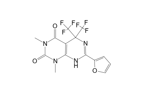 pyrimido[4,5-d]pyrimidine-2,4(1H,3H)-dione, 7-(2-furanyl)-5,8-dihydro-1,3-dimethyl-5,5-bis(trifluoromethyl)-