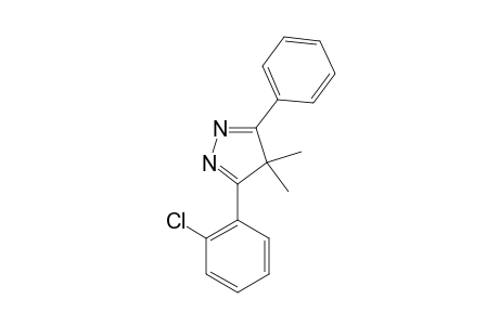 3-(2'-CHLOROPHENYL)-4,4-DIMETHYL-5-PHENYL-4H-PYRAZOLE