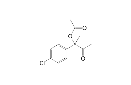 2-(4-Chlorophenyl)-3-oxobutan-2-yl acetate