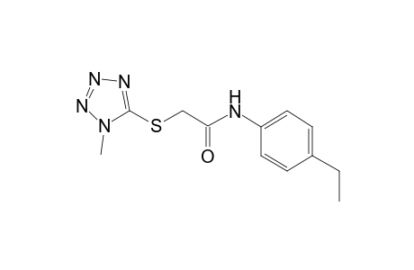 N-(4-Ethylphenyl)-2-[(1-methyl-1H-tetraazol-5-yl)sulfanyl]acetamide