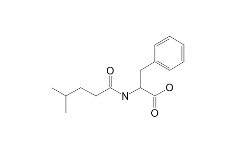 N-(4-Methylpentanoyl)phenylalanine