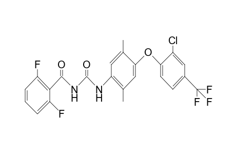 Benzamide, N-[[[4-[2-chloro-4-(trifluoromethyl)phenoxy]-2,5-dimethylphenyl]amino]carbonyl]-2,6-difluoro-