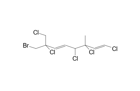 1,5-OCTADIENE, 7-(BROMOMETHYL)-1,3,4,7,8-PENTACHLORO-3-METHYL-