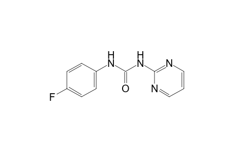 1-(p-fluorophenyl)-3-(2-pyrimidinyl)urea
