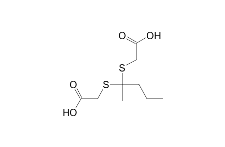 [(1-methylbutylidene)dithio]diacetic acid