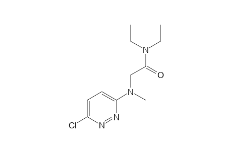 2-[(6-chloro-3-pyridazinyl)methylamino]-N,N-diethylacetamide