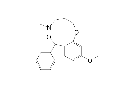 10-Methoxy-5-methyl-7-phenyl-2,3,4,5-tetrahydro-7H-1,6,5-benzodioxazonine