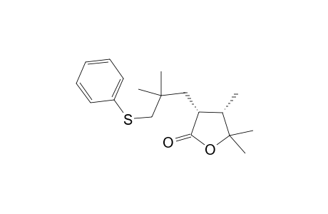 (3R,4S)-4,5,5-Trimethyl-3-(3-methyl-3-phenylsulfanyl-butyl)-dihydro-furan-2-one