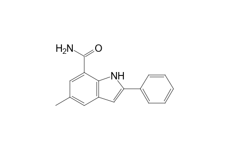 2-Phenyl-5-methyl-1H-indole-7-carboxamide