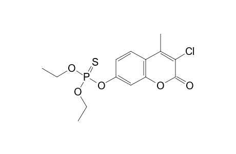 3-chloro-7-hydroxy-4-methylcoumarin, O-ester with O,O-diethylphosphorothioate