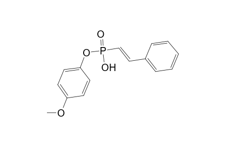 4-Methoxyphenyl hydrogen (E)-2-phenylethenylphosphonate