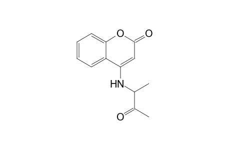4-(3-oxidanylidenebutan-2-ylamino)chromen-2-one