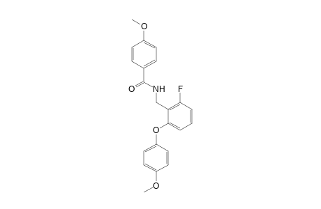 N-[2-fluoro-6-(p-methoxyphenoxy)benzyl]-p-anisamide