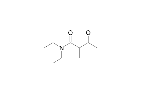 erythro-N,N-diethyl-3-hydroxy-2-methylbutanamide