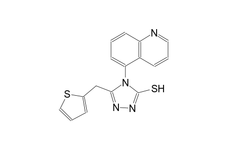 4H-1,2,4-triazole-3-thiol, 4-(5-quinolinyl)-5-(2-thienylmethyl)-