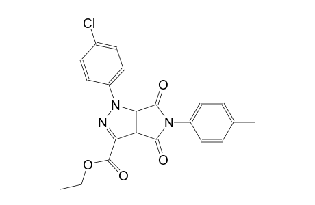 pyrrolo[3,4-c]pyrazole-3-carboxylic acid, 1-(4-chlorophenyl)-1,3a,4,5,6,6a-hexahydro-5-(4-methylphenyl)-4,6-dioxo-, ethyl ester